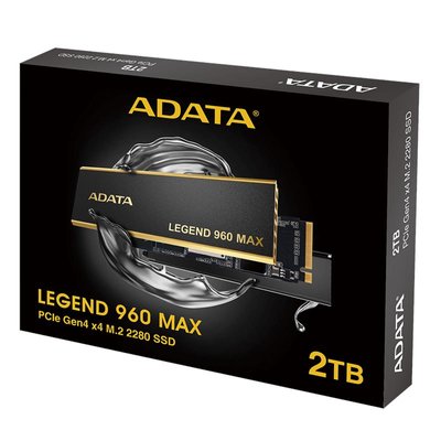 Накопичувач SSD ADATA M.2 2TB PCIe 4.0 LEGEND 960 MAX (ALEG-960M-2TCS) - Suricom