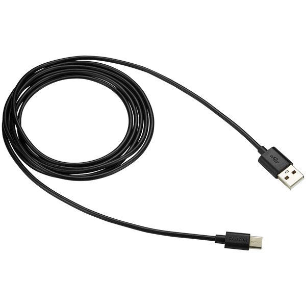 Кабель CANYON UC-2 Чорний (CNE-USBC2B), Черный