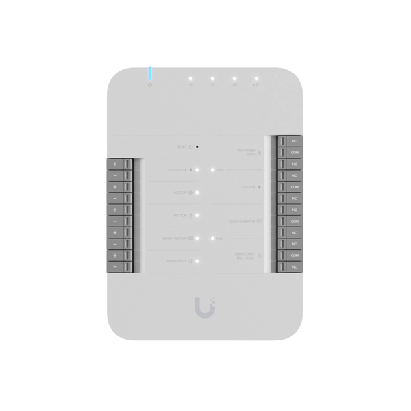 Хаб управления дверью Ubiquiti UniFi Door Hub UA-Hub-Door PoE++ 5&times;GbE, 4 PoE+ выхода, до 6000 пользователей (UA-Hub-Door)