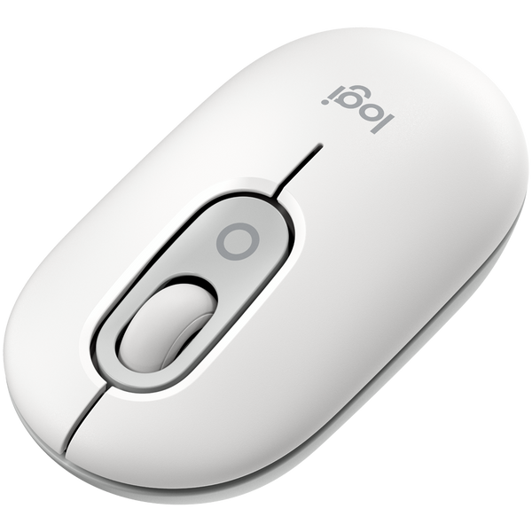 Мышка Logitech POP Mouse With Emoji Bluetooth Off-White (910-007411)