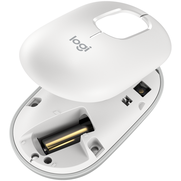 Мышка Logitech POP Mouse With Emoji Bluetooth Off-White (910-007411)