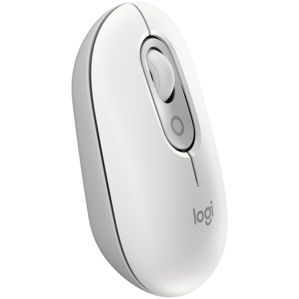 Мышка Logitech POP Mouse With Emoji Bluetooth Off-White (910-007411)