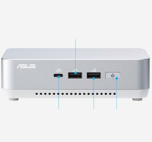 Міні-ПК Asus NUC 14 Pro+ RNUC14RVSU700002I Core Ultra 7 155H Arc Graphics 2&times;Thunderbolt 4 2,5GbE Kit без RAM/SSD/ОС (90AR0051-M000A0)