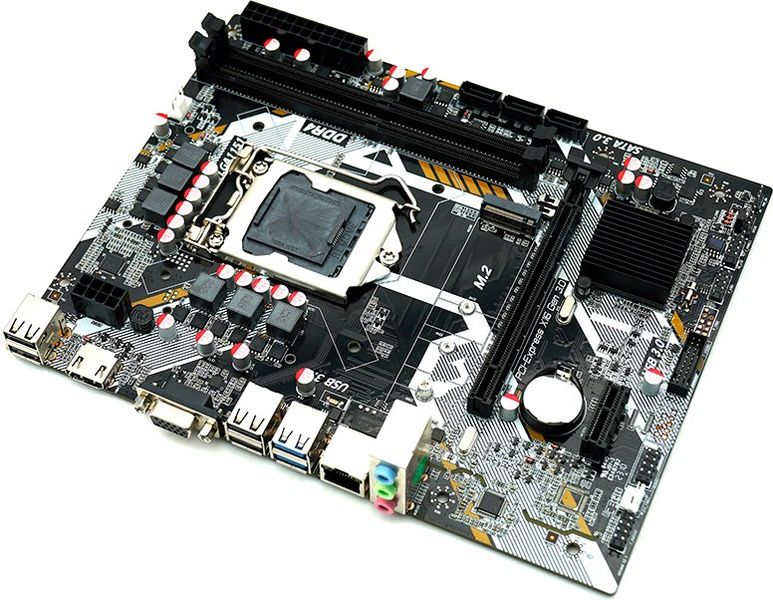Материнська плата AFOX IB250-MA6 s1151 B250 2xDDR4 D-Sub HDMI mATX - Suricom
