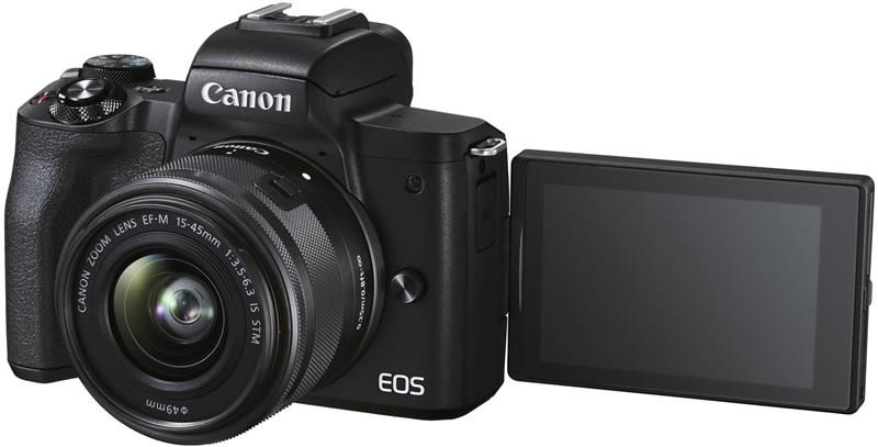 Фотоапарат Canon EOS M50 Mark II + 15-45 IS STM Lifestream Kit Black (4728C059)