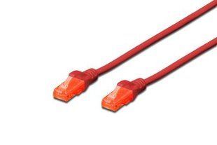 Патч-корд DIGITUS CAT 6 U/UTP 1 м, LSZH, червоний (DK-1617-010/R)