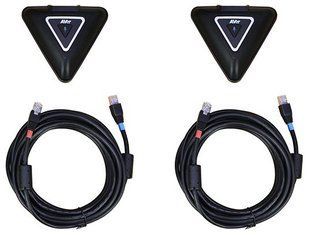 Мікрофонна пара додаткова AVer з 5 м кабелем для систем VC550/ FONE540/ VC520 Pro 3, 2 х Omni-mic, радіус дії 3 м, RJ45, чорний