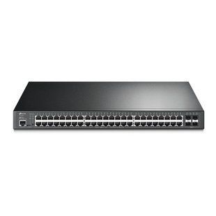 Коммутатор TP-Link SG3452P JetStream 52-портовый Gigabit L2+ PoE, 48 &times; PoE+ (384 Вт) + 4 &times; SFP (SG3452P)