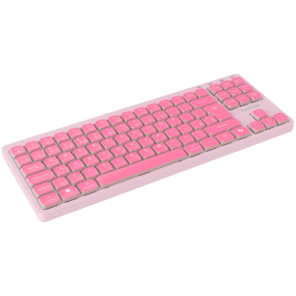 Клавіатура CANYON OnType 10 Рожевий (CNS-HKB10P)