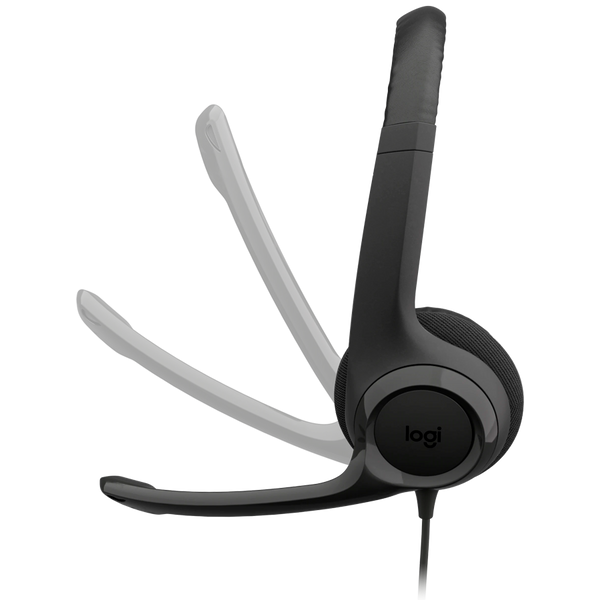 Гарнитура Logitech H390 USB C Computer Headset Midnight Black (L981-001576), Черный