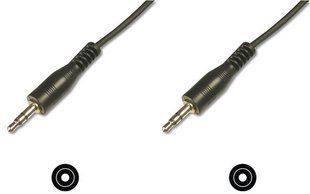 Кабель Digitus MiniJack 1.5m Black (AK-510100-015-S)