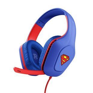 Гарнитура Trust GXT 415SM Zirox Superman Edition, 3,5 мм, 50 мм, синяя (25738_TRUST)