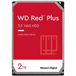 Жёсткий диск для NAS WD Red Plus CMR 2 ТБ 3.5&Prime;