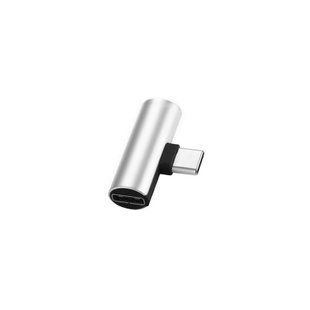 Адаптер XoKo USB Type-C to AUX mini jack 3.5mm 2-in-1 (AC-205-SLV)