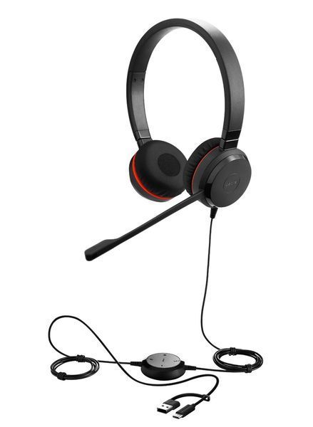Гарнітура Jabra Evolve 30 II USB-C/A Stereo MS накладна провідна стерео для Teams (5399-823-369)
