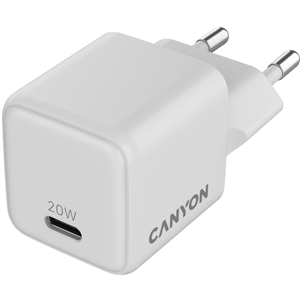 Зарядний пристрій CANYON CU20C Білий (CNS-CUW20C)