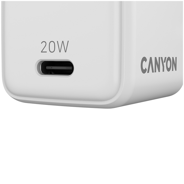 Зарядний пристрій CANYON CU20C Білий (CNS-CUW20C)