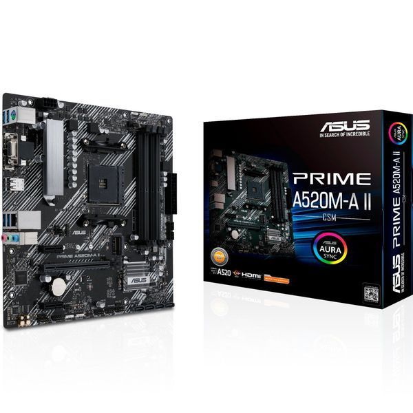 Материнская плата ASUS PRIME A520M-A II/CSM (90MB17H0-M0EAYC)