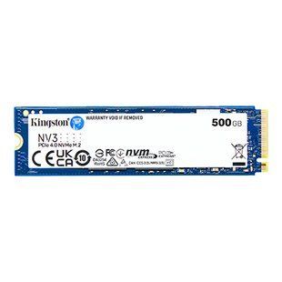 SSD-накопитель Kingston NV3 500 ГБ M.2 2280 PCIe 4.0 NVMe 5000/3000 МБ/с BULK (SNV3S/500GBK)