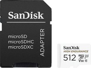 Картка пам'яті SanDisk High Endurance microSDXC 512 ГБ (SDSQQNR-512G-GN6IA)