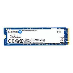 SSD-накопитель Kingston NV3 1 ТБ M.2 2280 PCIe 4.0 NVMe 6000/4000 МБ/с BULK (SNV3S/1000GBK)