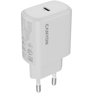 Зарядний пристрій CANYON OnCharge 200 Білий (CNE-CHA200-01)