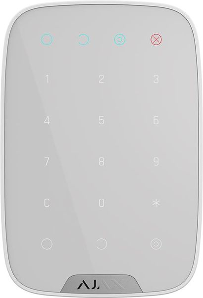 Беспроводная сенсорная клавиатура Ajax KeyPad EU White (000005652)