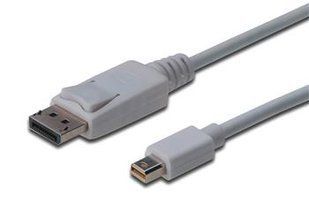Кабель Digitus miniDisplayPort to DisplayPort (AM/AM) 3.0m, White (AK-340102-030-W)