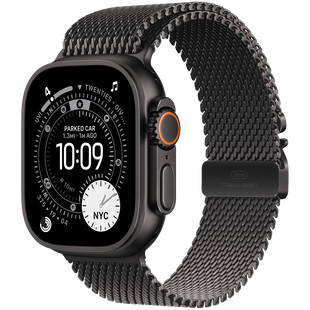 Смарт-годинник Apple Watch Ultra 3 GPS + Cellular 49mm Black Titanium Case with Black Titanium Milanese Loop - M (MF1Q4QP/A)