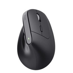 Мышь Trust Bayo II Ergonomic, WL/USB-A, тихие кнопки, чёрная (25145_TRUST)