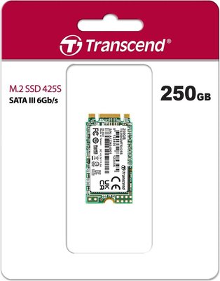 Накопичувач SSD Transcend M.2 250GB SATA 425S TS250GMTS425S