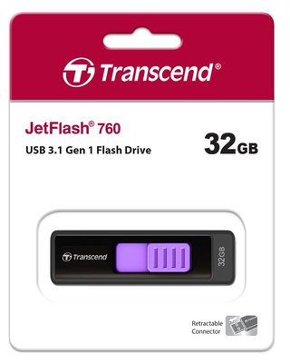 Накопичувач Transcend 32GB USB 3.1 Type-A JetFlash 760