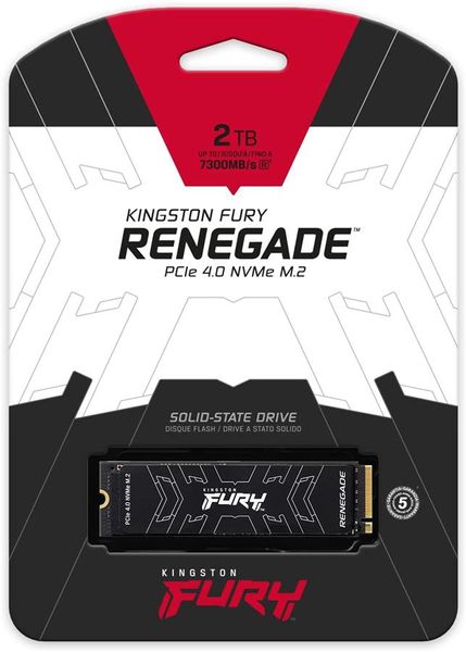 Накопичувач SSD Kingston M.2 2TB PCIe 4.0 Fury Renegade (SFYRD/2000G)