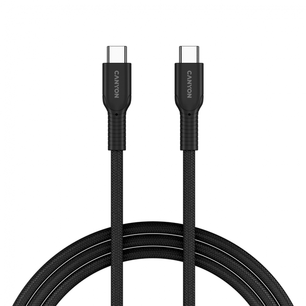 Кабель CANYON OnWire Чорний (CND-CCAP60AB10B), Чорний