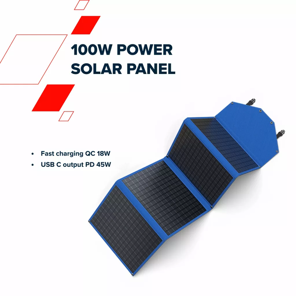 Портативна сонячна панель Canyon SP-100 Синій (CND-SP100W)