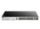 Керований оптичний комутатор D-Link DGS-3130-30S Lite L3 24xSFP, 2x10GBase-T, 4xSFP+ (DGS-3130-30S) DGS-3130-30S фото