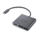 Переходник Dell Adapter - USB-C to HDMI/ DisplayPort with Power Delivery 470-AEGY фото