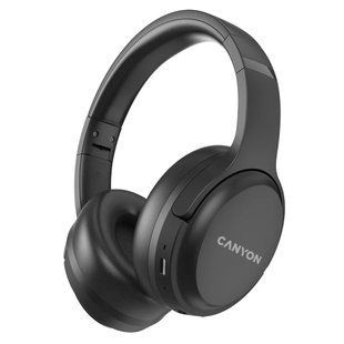 Беспроводные наушники Canyon OnRiff 5 Bluetooth 6.0 полноразмерные складные, чёрные (CNS-CBTHS5B)