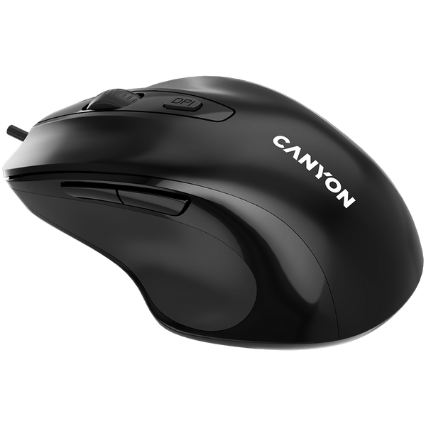 Проводная мышь CANYON M-6 черная (CNE-CMS6)