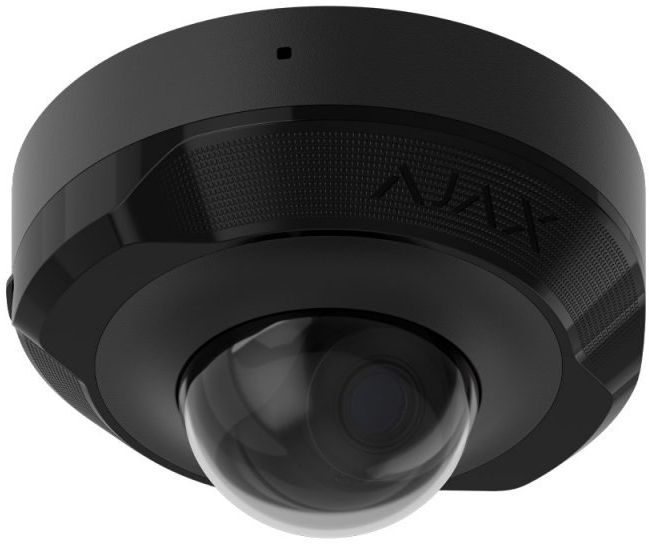 IP-камера проводная Ajax DomeCam Mini, мини купольная, черная (000039330)