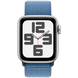 Смарт-годинник Apple Watch SE (2023) GPS 40mm Silver Aluminium Case with Winter Blue Sport Loop (MRE33QP/A) - Suricom магазин техніки