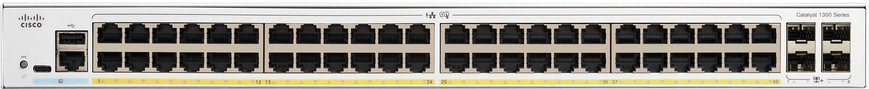 Комутатор керований рівня 3 Cisco Catalyst 1300 (C1300-48P-4X)