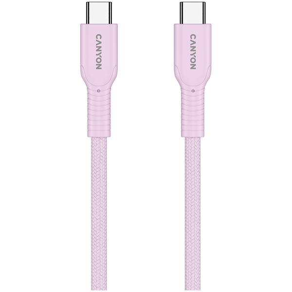 Кабель CANYON OnWire Рожевий (CND-CCAP60AB10PK), Рожевий