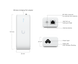 Бездротовий міст-адаптер Ubiquiti UniFi Device Bridge WiFi 5 5 ГГц 2&times;2 866,7 Мбіт/с PoE Auto-Link (UDB-EU) UDB-EU фото