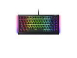 Клавіатура механічна Razer BlackWidow V4 75%, Orange Tactile Gen-3, hot-swap, дротова USB-A, RGB, EN, чорна (RZ03-05000100-R3M1)