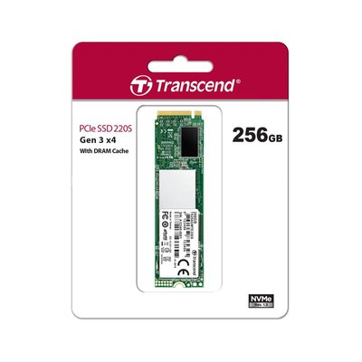 Накопичувач SSD Transcend M.2 256GB PCIe 3.0 MTE220S TS256GMTE220S