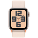 Смарт-часы Apple Watch SE (2023) GPS 40mm Starlight Aluminium Case with Starlight Sport Loop (MR9W3QP/A)