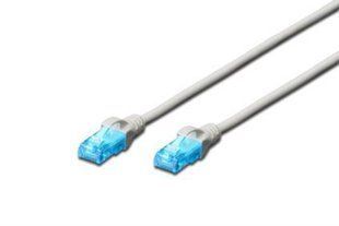 Патч-корд DIGITUS CAT 5e UTP 10 м, серый, AWG 26/7 (DK-1512-100)