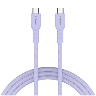 Кабель CANYON OnWire Фіолетовий (CND-CCAP60AB10PU), Сиреневый