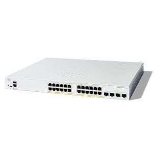 Комутатор керований Cisco Catalyst 1300 24-port (C1300-24FP-4G)